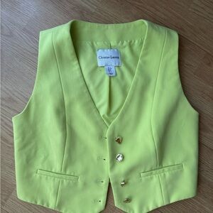 Christian Lacroix Lemon Yellow Vest – Size S